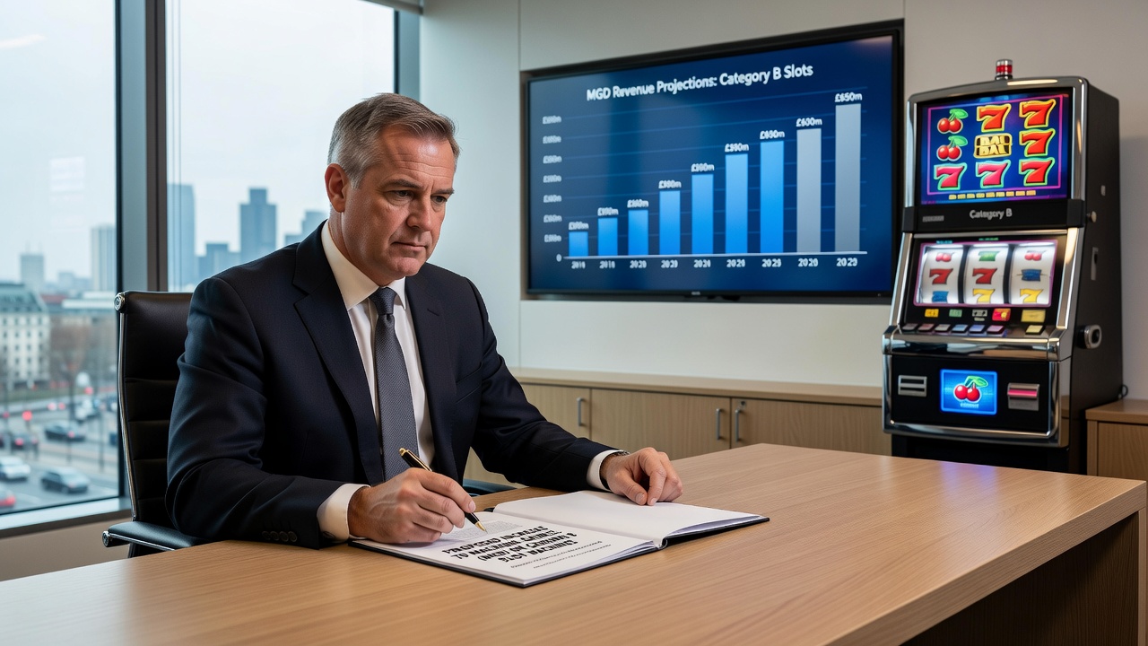 British Treasury building and budget documents related to gaming taxation policy